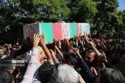 پیکر شهید «احمدی» در بجنورد تشییع و خاکسپاری شد
