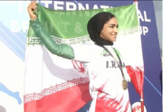رکوردشکنی بانوی ایرانی در مسابقات بین‌المللی دوومیدانی ترکیه