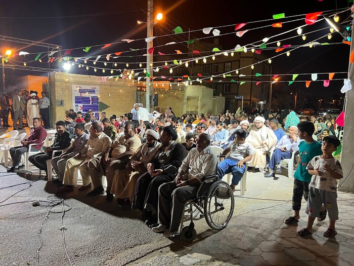 جزیره قشم در شب میلاد امام رضا (ع) غرق در شادمانی شد