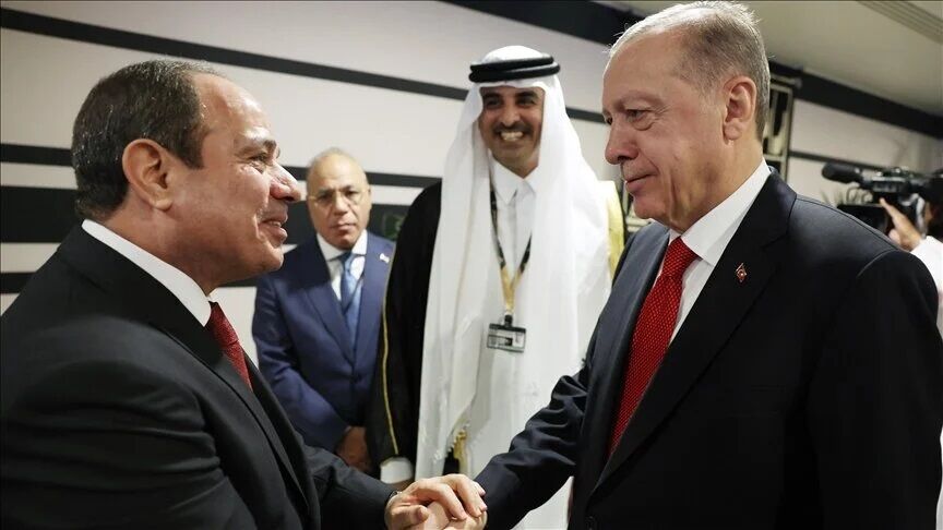 گفت وگوی تلفنی رئیس جمهور مصر با اردوغان / قاهره و آنکارا برای تبادل سفیر به توافق رسیدند