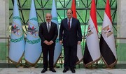 دیدار و رایزنی نخست وزیر تشکیلات خودگردان فلسطین و رئیس دستگاه اطلاعات مصر