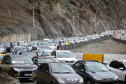 ترافیک سنگین در آزادراه تهران - شمال / رانندگان حوصله کنند