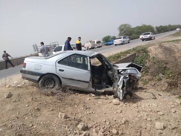 سوانح رانندگی در خوزستان ۱۸ مصدوم به جا گذاشت 