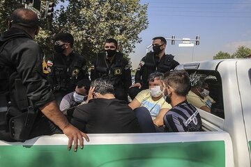 عاملان قدرت‌نمایی پارک شاهد کرمانشاه زمین‌گیر شدند