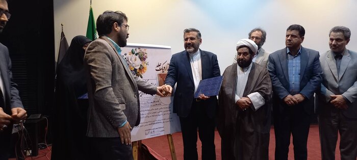 آیین رونمایی از مسابقه بزرگ کتابخوانی با حضور وزیر فرهنگ در مشهد برگزار شد + فیلم