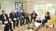 ایران اور متحدہ عرب امارات کے وزرائے خارجہ کے درمیان ملاقات اور تبادلہ خیال