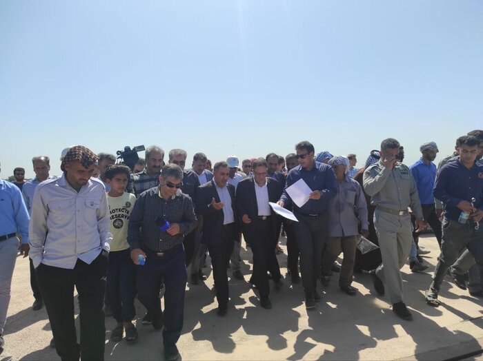 عملیات تکمیل پل میانرود دزفول آغاز شد