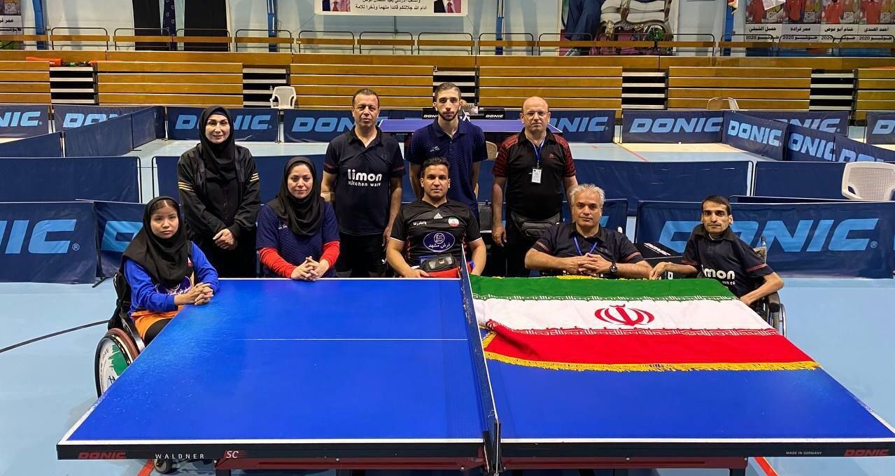 Irán gana 6 medallas en competencia en Tenis de Mesa