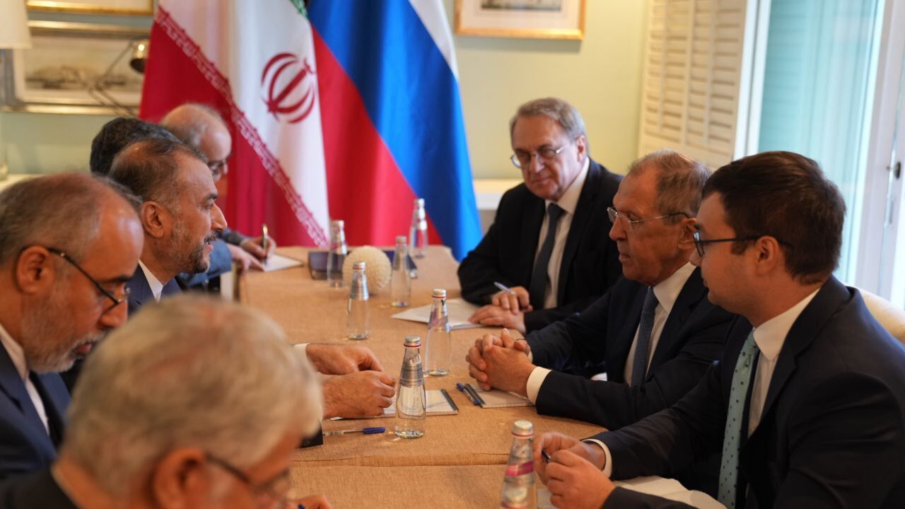 روس اور ایران کے وزرائے خارجہ کی ملاقات