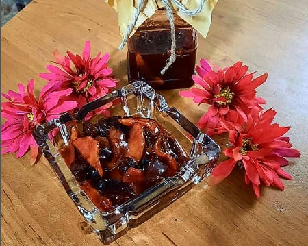 دستور تهیه ترشی هفت میوه با رب انار و سرکه