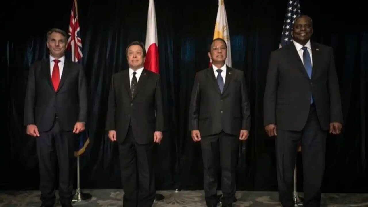 مقام‌های وزارت دفاع آمریکا، ژاپن، استرالیا و فیلیپین بر همکاری های نظامی تاکید کردند