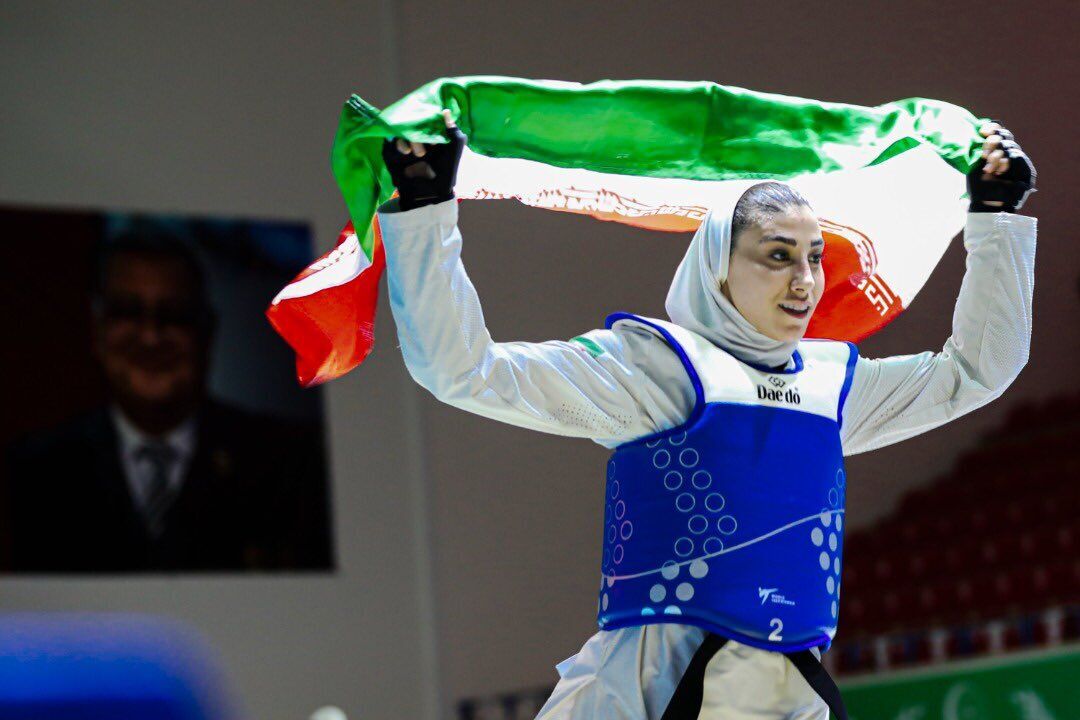 ایرانی خاتون نے باکو کے عالمی تائیکوانڈو مقابلوں میں نئی تاریخ رقم کر لی