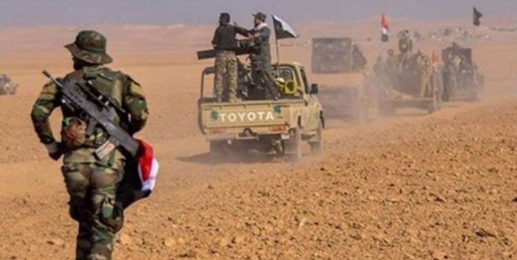 الحشد الشعبي يدك عناصر داعش الارهابي بالهاونات غرب الأنبار