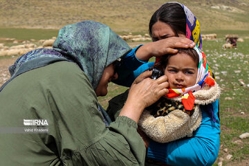 Doctors voluntarily give services to nomads in northeast Iran