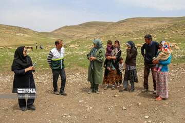 Doctors voluntarily give services to nomads in northeast Iran