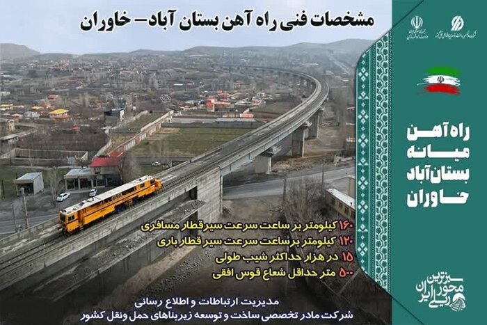 طرح اتصال خاوران به ایستگاه قدیمی راه آهن تبریز در دست اجراست