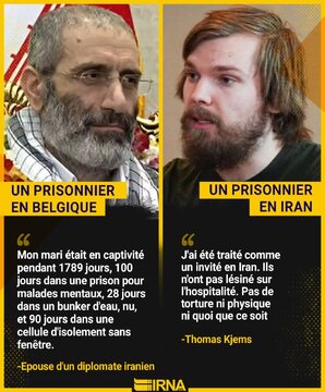 Être prisonnier en Iran, comparé à l’être en Europe