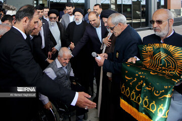 Retour en image sur le deuxième jour de la visite du président Ebrahim Raïssi à Tabriz. Vendredi 9 juin 2023. (Photo : Ali Hamed Haq Doust-IRNA)