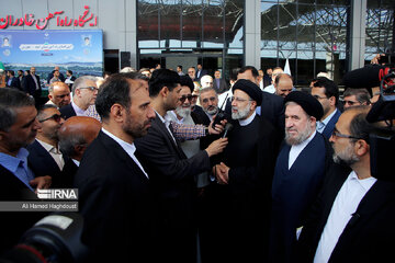 Retour en image sur le deuxième jour de la visite du président Ebrahim Raïssi à Tabriz. Vendredi 9 juin 2023. (Photo : Ali Hamed Haq Doust-IRNA)