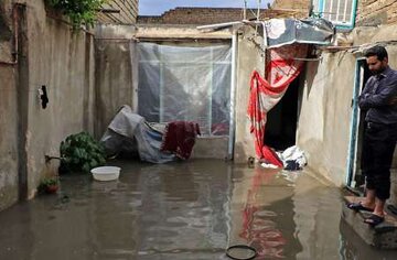 ۵۲ خانه روستایی در زرند دچار آب‌گرفتگی شد