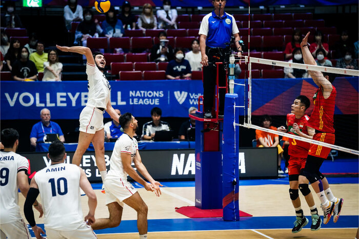 Iran defeats China in 2023 Volleyball Nations League