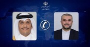 گفت‌وگوی تلفنی وزیر خارجه قطر و امیرعبداللهیان