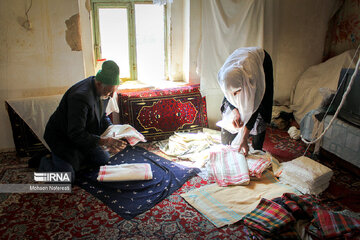 Arte tradicional del tejido Tobafi en el este de Irán

