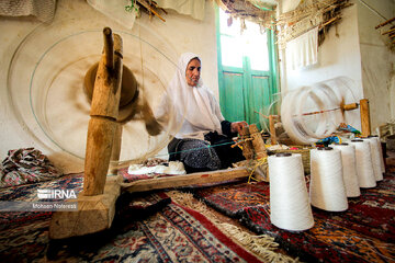 Arte tradicional del tejido Tobafi en el este de Irán
