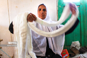 Arte tradicional del tejido Tobafi en el este de Irán
