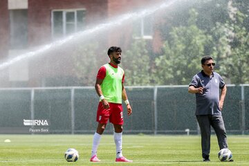 Football : l’équipe d’Iran au dernier entraînement avant la Coupe des Nations CAFA 2023