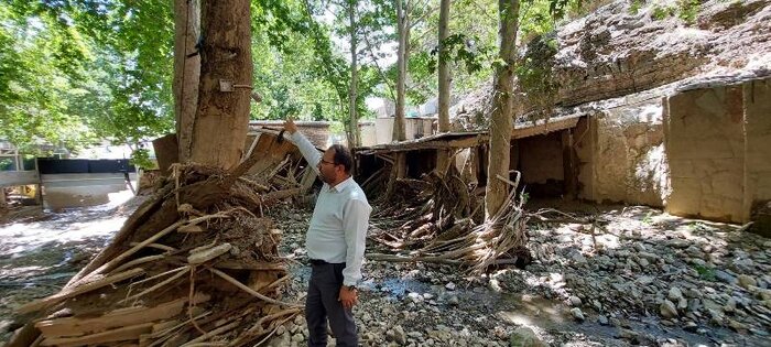 فرسایش خاک عامل اصلی بروز بحران در سیلاب جاده چالوس