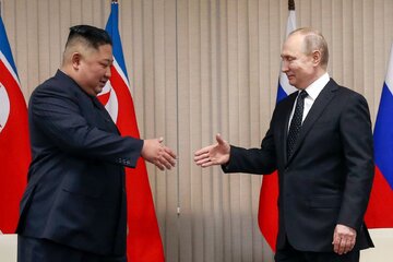 مسکو : مناسبات و روابط روسیه و کره شمالی گسترش چشمگیری یافته است