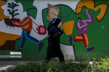 Les peintures murales de Téhéran, différentes des clichés des médias français