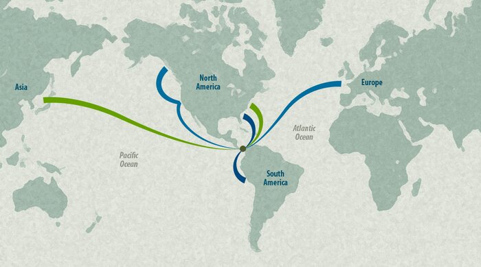 پنج مسیر پرتردد ترانزیت جهانی کدامند؟