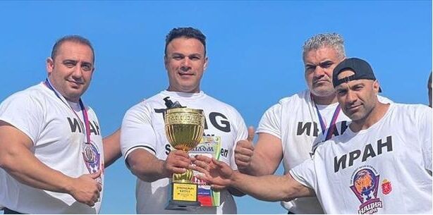Iran's strongman team runner-up in major Russian tournament