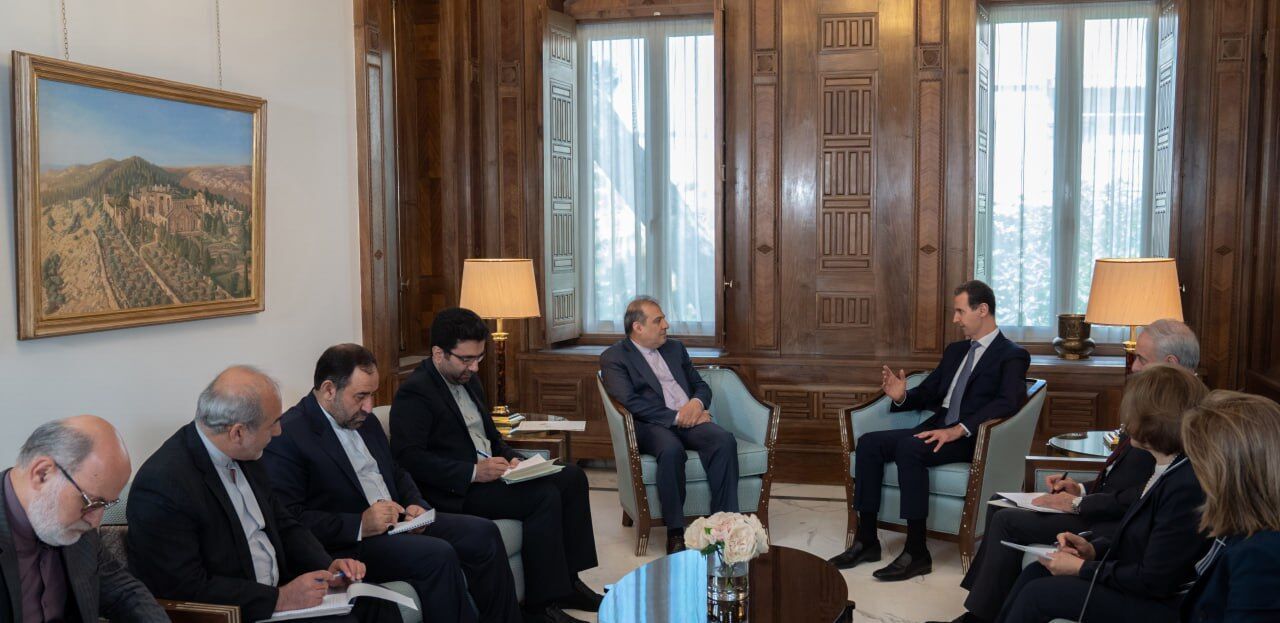 Iranian diplomat meets Syria's President Assad in Damascus