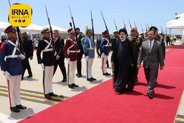 Retour en image sur l’arrivée du président de la RII, Seyyed Ebrahim Raïssi à Caracas, ce lundi 12 juin 2023 (Photo : IRNA)