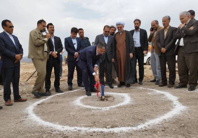 ساخت ناحیه صنعتی شهید سلیمانی رابُر آغاز شد