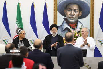 Retour en image sur le deuxième jour de la visite du président Raissi au Nicaragua