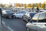 تصادف سه دستگاه خودرو در زنجان ۹ مصدوم برجا گذاشت