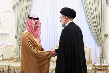 وزیر خارجه عربستان به دیدار رئیسی رفت