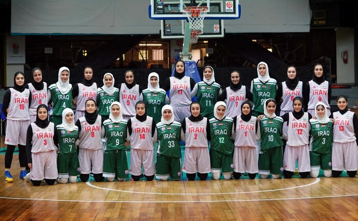 پیروزی تیم بسکتبال دختران زیر ۱۶سال ایران در دیدار تدارکاتی برابر عراق