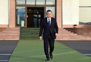 El presidente de Uzbekistán llega a Teherán