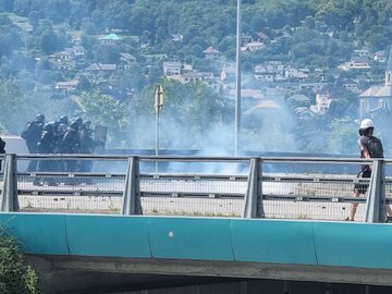 France : la manifestation des « écolos » contre le projet de tunnel Lyon-Turin