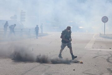 France : la manifestation des « écolos » contre le projet de tunnel Lyon-Turin