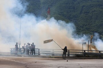 France : la manifestation des « écolos » contre le projet de tunnel Lyon-Turin