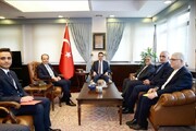 دیدار خداحافظی سفیر ایران در ترکیه با معاون وزیر امور خارجه این کشور