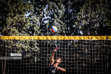 Iran men's national volleyball team in training session