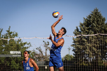 Iran men's national volleyball team in training session