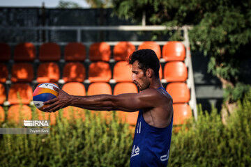 Iran men's national volleyball team in training session